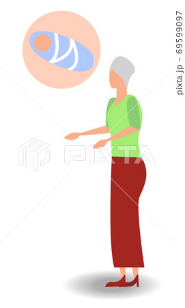 The generations, grandmother wants grandchildren The generations, grandmother wants grandchildren 69599097