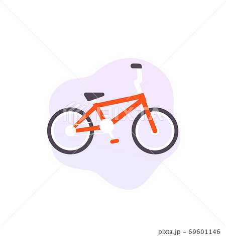 bmx bike vector icon on white 69601146