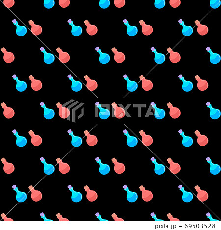 pattern with potion. The concept of witchcraft. 69603528