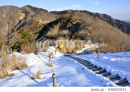丹沢の烏尾山から続く表尾根縦走路 69605041