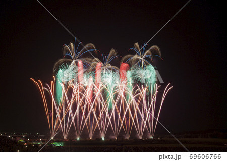 【茨城県】常総きぬ川花火大会 【茨城県】常総きぬ川花火大会 69606766