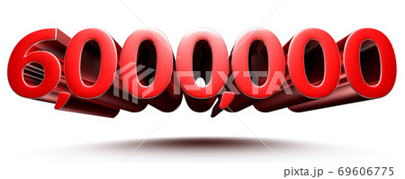 6 million red 3d. 69606775