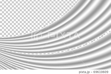 透過したひだの模様の背景イラスト 透過したひだの模様の背景イラスト 69610609