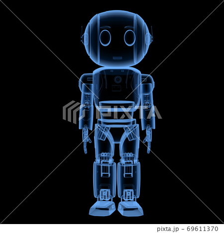X-ray cute artificial intelligence robot 69611370