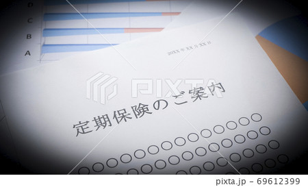 定期保険の案内　保険 69612399