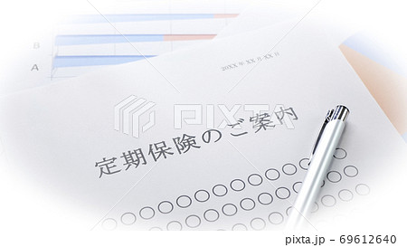 定期保険の案内　保険 69612640