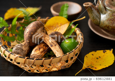 松茸と土瓶 松茸と土瓶 69612881