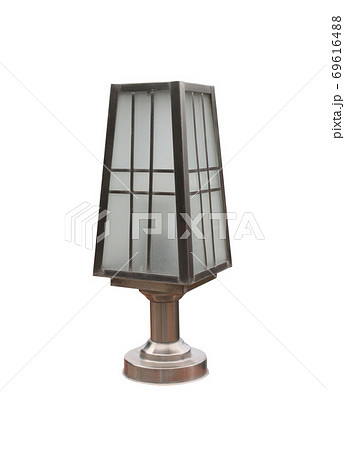 Old lamp isolated on white. 69616488