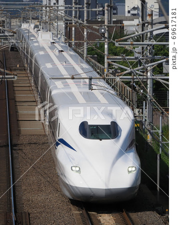 新幹線N700S　J4編成　本町跨線橋にて 69617181