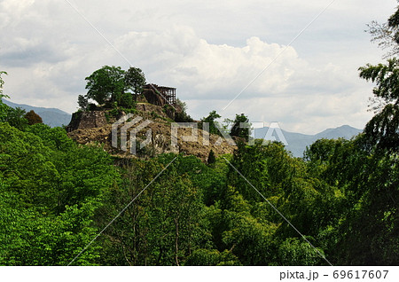 苗木城の天守台:岐阜 苗木城の天守台:岐阜 69617607