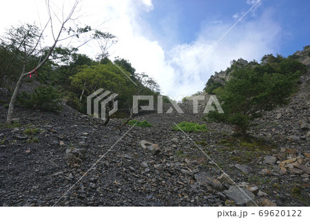 山伏　大谷崩方面の登山道 69620122