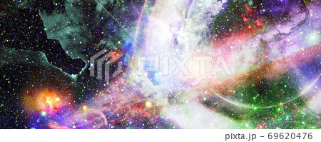 Supermassive black hole in the universe. Elements 69620476