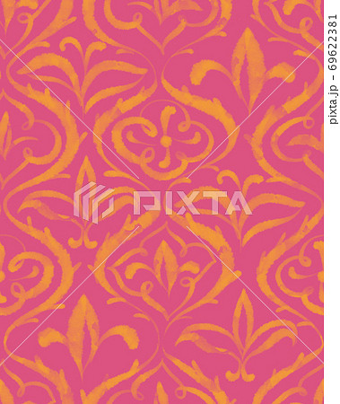 Art deco floral seamless pattern. 69622381