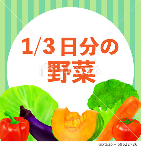 1/3日分の野菜フレーム 1/3日分の野菜フレーム 69622726