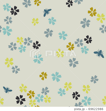 Vector Botanical Seamless Patternのイラスト素材 [69622986] - PIXTA