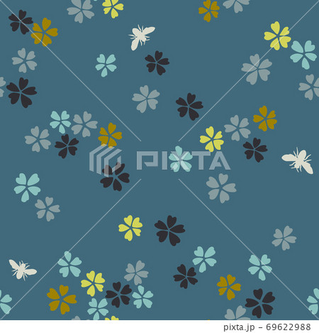 Vector Botanical Seamless Patternのイラスト素材 [69622988] - PIXTA