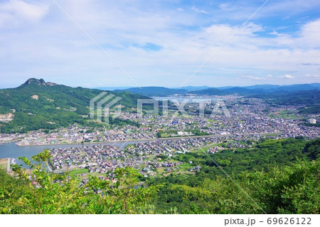 香川県高松市 屋島の展望台からさぬき市方面を望む 香川県高松市 屋島の展望台からさぬき市方面を望む 69626122