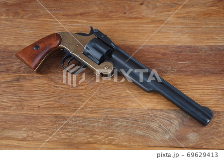 old west era .44 smith and wesson single action revolver gun 69629413