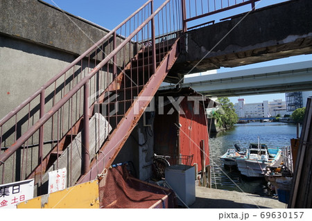 9月　横浜594漁師町風景･子安浜 69630157