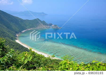 奄美大島　加計呂麻島　タカテルポイント眺望　1 69630193