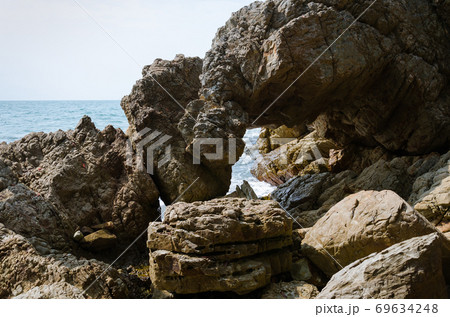 The Big Rock on the Coastline. The Big Rock on the Coastline. 69634248