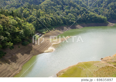桂沢湖、三笠市、北海道、湖、風景、自然 桂沢湖、三笠市、北海道、湖、風景、自然 69635897
