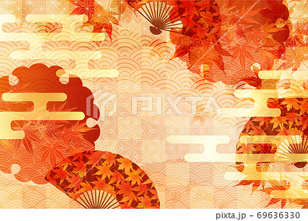 紅葉　もみじ　秋　 背景  69636330
