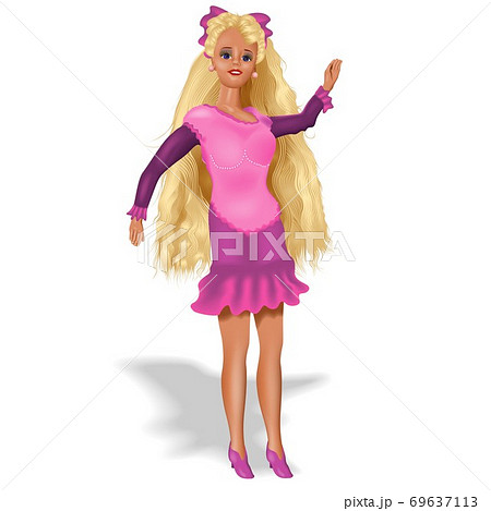 Doll in Pink Dress 69637113