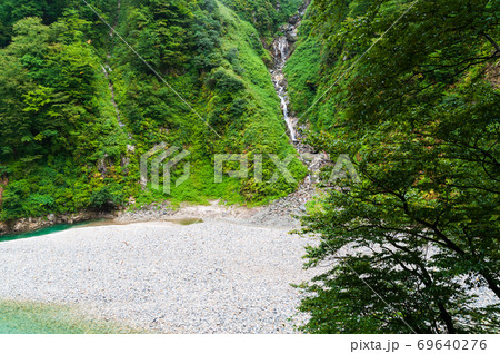 立山　欅平周辺の秋の黒部峡谷 69640276