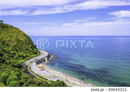 福岡県糸島市 絶景ドライブコース 福岡県糸島市 絶景ドライブコース 69640322