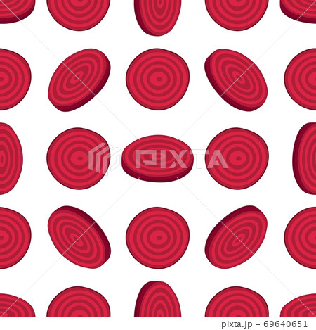 Illustration on theme of bright pattern sugar beet, vegetable root for seal Illustration on theme of bright pattern sugar beet, vegetable root for seal 69640651
