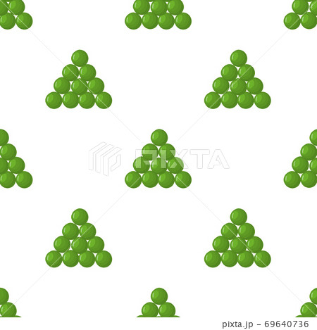 Illustration on theme of bright pattern green peas Illustration on theme of bright pattern green peas 69640736