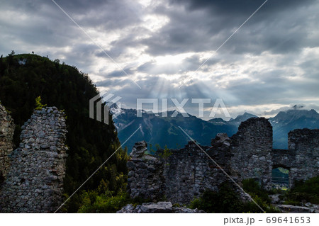 Highline 179 Reutte from Austria, its castle, 69641653