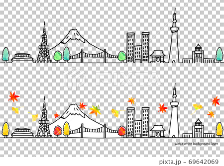 秋天的東京城市景觀圖集 69642069