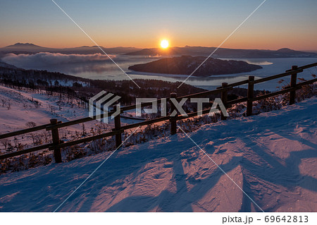 美幌峠 日の出 69642813