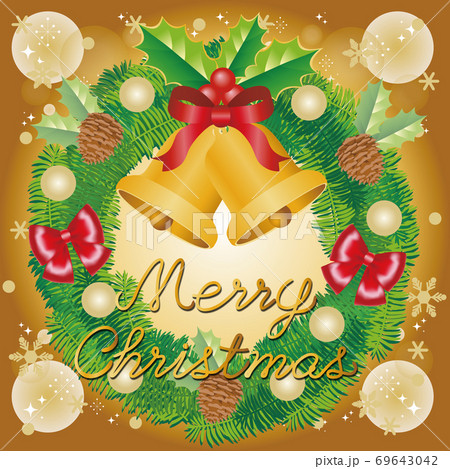 クリスマスリース イラスト素材のイラスト素材
