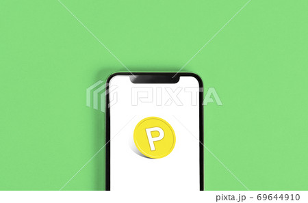 スマホとポイント	 69644910