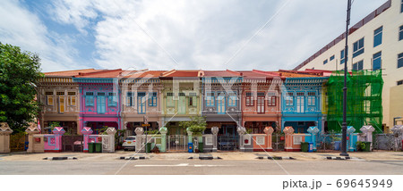 【シンガポール】【カトン地区】プラナカンハウス　日中 69645949