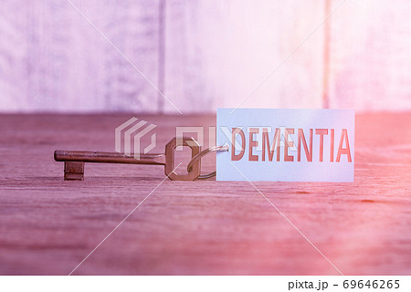Writing note showing Dementia. Business photo Writing note showing Dementia. Business photo 69646265