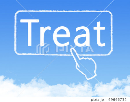 treat message cloud shape treat message cloud shape 69646732