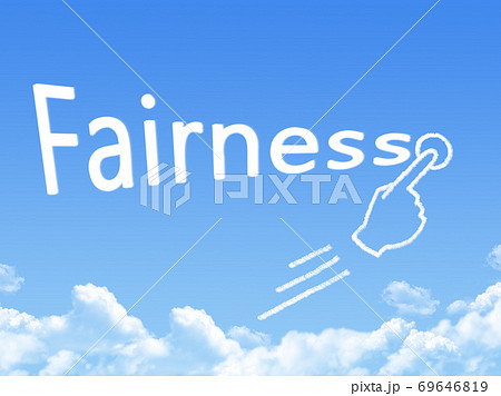 fairness message cloud shape 69646819