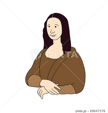 モナリザのイラスト モナリザのイラスト 69647576