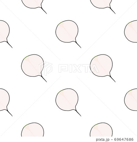 Illustration on theme of bright pattern black radish 69647686