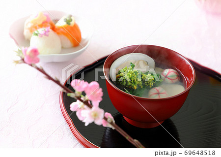 ひなまつり　うしお汁　菜の花 69648518
