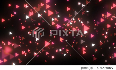 キラキラ三角パーティクル 69649065