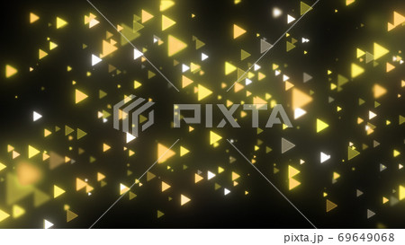 キラキラ三角パーティクル 69649068