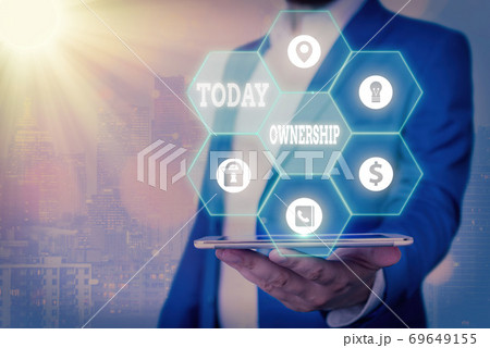 Word writing text Ownership. Business concept for 69649155