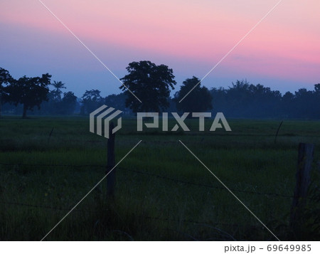 sunset in my village 69649985