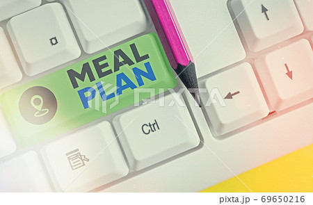 Handwriting text writing Meal Plan. Concept Handwriting text writing Meal Plan. Concept 69650216