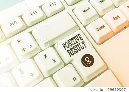 Text sign showing Positive Result. Conceptual 69650307